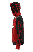 Load image into Gallery viewer, Portgas D. Ace Zip Up Hoodie - One piece Hoodies