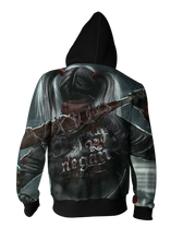 Load image into Gallery viewer, Harley Quinn Team Negan Hoodie - Harley Quinn Monster Zip Up Jacket