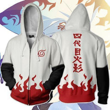 Load image into Gallery viewer, NARUTO HOODIE - MINATO NAMIZAKE ZIP UP HOODIE