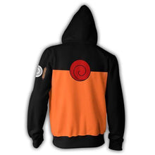 Load image into Gallery viewer, Naruto Hoodie - Naruto Uzumaki Zip Up Jacket
