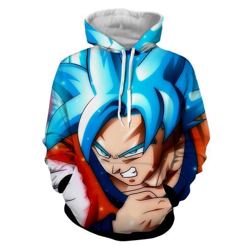 Dragon Ball Z Hoodie - Goku SSJ God 3D Hoodie