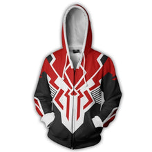 Load image into Gallery viewer, Spiderman Hoodie - Spiderman Comic Jacket - Zip Up