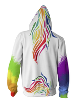 Load image into Gallery viewer, Unicorn Zip-up Hoodie - 3D Unicorn Hoodie