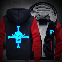 Load image into Gallery viewer, One Piece White Beard Pirate Jacket Hoodie
