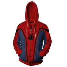 Load image into Gallery viewer, Spiderman Jacket - Spiderman Hoodie - Spiderman Zip up