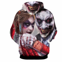 Load image into Gallery viewer, Joker and Harley Duo 3D Hoodie