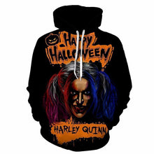 Load image into Gallery viewer, Spooky Harley Quinn 3D Hoodie