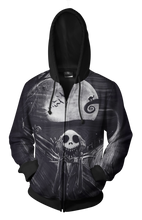 Load image into Gallery viewer, Night Mare  Zip-up Hoodie - 3D Hoodie