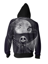 Load image into Gallery viewer, Night Mare  Zip-up Hoodie - 3D Hoodie
