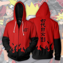 Load image into Gallery viewer, NARUTO SAGE MODE ZIP UP HOODIE