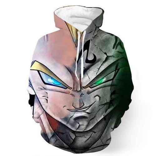 Dragon Ball Z Hoodie - Majin Vegeta 3D Hoodie - Jacket