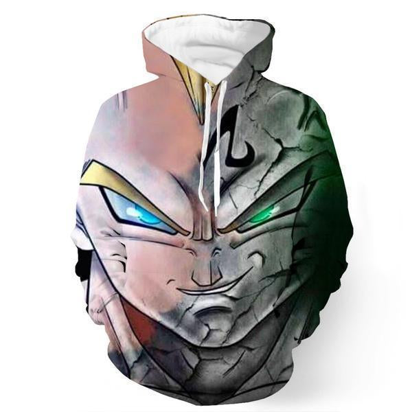 Dragon Ball Z Hoodie - Majin Vegeta 3D Hoodie - Jacket