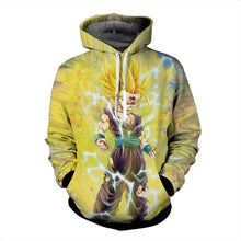 Load image into Gallery viewer, Dragon Ball Z Hoodie - Gohan SSJ 2 3D Hoodie