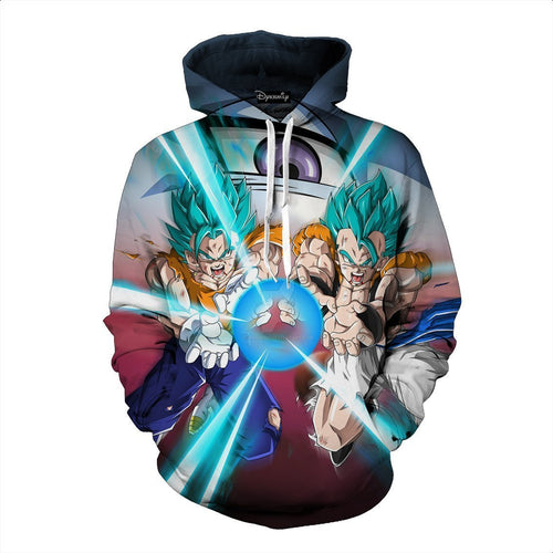 Dragon Ball Z Hoodie - Vegito & Gogeta SSJ God Hoodie - Jacket