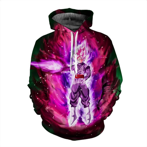 Dragon Ball Super Z Hoodie - Black Goku 3D Hoodie