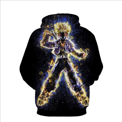 Dragon Ball Super Z Hoodie - Trunks SSJ Hoodie