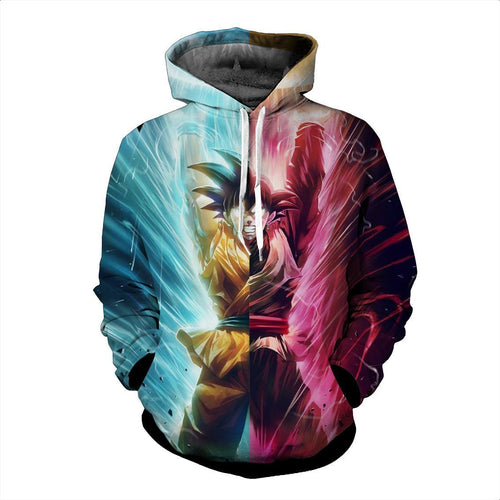 Dragon Ball Super Z Hoodie - Goku & Black Goku 3D Hoodie