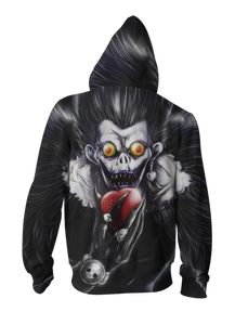 Death Note Ryuk Hoodie - Ryuk Zip Up Jacket