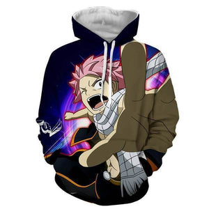 Fairy Tail Hoodie - Dragneel Natsu Hoodie 3D Printed