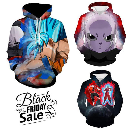 Black Friday Dragon ball Z Super Deal 8 | Three In One 3D Hoodie Package