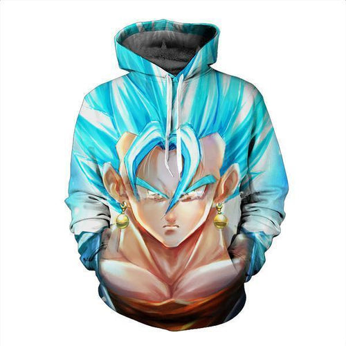 Dragon Ball Z - SSG God Vegito 3D Hoodie