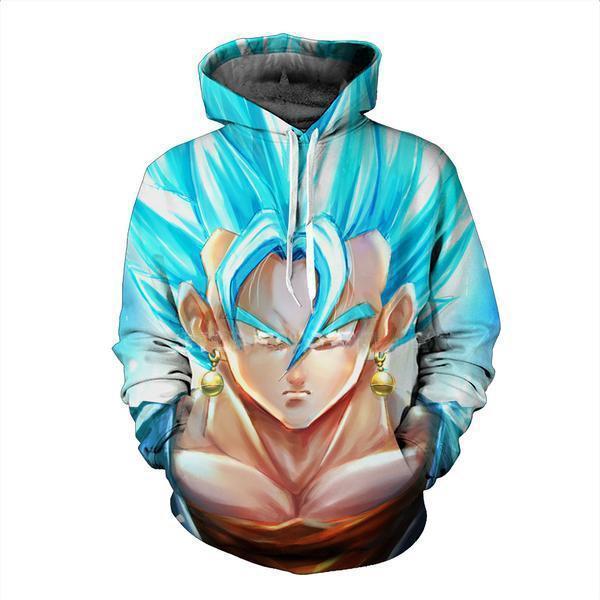 Dragon Ball Z - SSG God Vegito 3D Hoodie