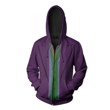 Load image into Gallery viewer, Joker Hoodie - Batman Hoodie - Zip Up Jacket