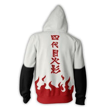 Load image into Gallery viewer, NARUTO HOODIE - MINATO NAMIZAKE ZIP UP HOODIE
