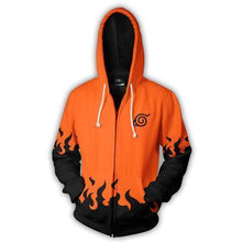 Load image into Gallery viewer, Naruto Hoodie - Minato Namikaze Hokage Zip Up Hoodie - Jacket