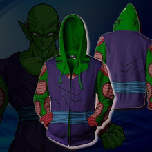 Load image into Gallery viewer, Piccolo Zip Up Hoodie - DBZ Hoodies