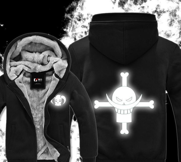 Luminous Fluorescence One Piece Hoodie - Winter Hoodies - White Beard Symbol