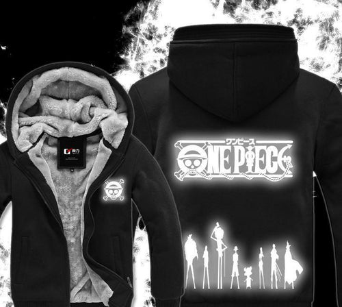 Luminous Fluorescence One Piece Hoodie - Winter Hoodie