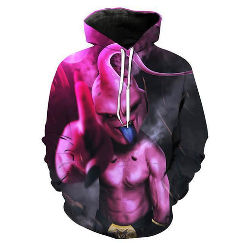Dragon Ball Z Hoodie - Kid Buu 3D Hoodie - Jacket