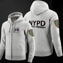 Load image into Gallery viewer, Winter Jackets Mens Tracksuits Cool Brand Hoodies Fashion Casual Streetswear Man Hoody zipper hoodie Men Nypd Printed Hoodie