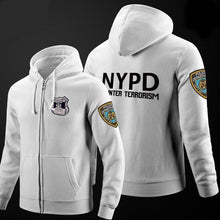 Load image into Gallery viewer, Winter Jackets Mens Tracksuits Cool Brand Hoodies Fashion Casual Streetswear Man Hoody zipper hoodie Men Nypd Printed Hoodie