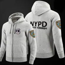Load image into Gallery viewer, Winter Jackets Mens Tracksuits Cool Brand Hoodies Fashion Casual Streetswear Man Hoody zipper hoodie Men Nypd Printed Hoodie