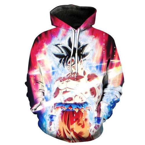Dragon Ball Z Goku Ultra Instinct Power Hoodie -  Dragon Ball Z Clothing
