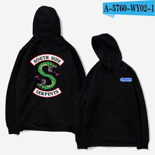 Load image into Gallery viewer, Riverdale Harajuku Loose Hoodie Sweatshirt Men/Women Autumn Winter Fashion Tracksuit Sweatshirt Women Oversize Sweatshirt