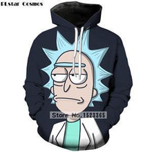 Load image into Gallery viewer, PLstar Cosmos Brand clothing 2018 New Fashion 3D Hoodies cartoon rick and morty 3D Print Men Women hooded sweatshirt Pullovers