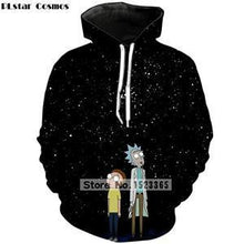 Load image into Gallery viewer, PLstar Cosmos Brand clothing 2018 New Fashion 3D Hoodies cartoon rick and morty 3D Print Men Women hooded sweatshirt Pullovers