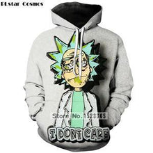 Load image into Gallery viewer, PLstar Cosmos Brand clothing 2018 New Fashion 3D Hoodies cartoon rick and morty 3D Print Men Women hooded sweatshirt Pullovers