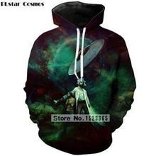 Load image into Gallery viewer, PLstar Cosmos Brand clothing 2018 New Fashion 3D Hoodies cartoon rick and morty 3D Print Men Women hooded sweatshirt Pullovers