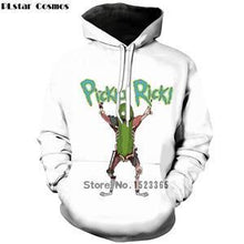 Load image into Gallery viewer, PLstar Cosmos Brand clothing 2018 New Fashion 3D Hoodies cartoon rick and morty 3D Print Men Women hooded sweatshirt Pullovers