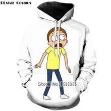 Load image into Gallery viewer, PLstar Cosmos Brand clothing 2018 New Fashion 3D Hoodies cartoon rick and morty 3D Print Men Women hooded sweatshirt Pullovers