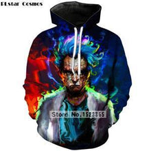 Load image into Gallery viewer, PLstar Cosmos Brand clothing 2018 New Fashion 3D Hoodies cartoon rick and morty 3D Print Men Women hooded sweatshirt Pullovers