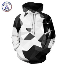 Load image into Gallery viewer, Mr.1991INC Fashion 3d Hooded sweatshirt Colorful triangle combination print Men/Women Space Galaxy pullover Hoodies Sweatshirts