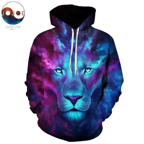 Firstborn by JoJoesArt Galaxy Lion Men Women Hoodies Hot Quality 3d Sweatshirts Funny Animal Pritned Pullover Hooded Streetwear