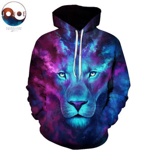 Firstborn by JoJoesArt Galaxy Lion Men Women Hoodies Hot Quality 3d Sweatshirts Funny Animal Pritned Pullover Hooded Streetwear
