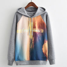 Load image into Gallery viewer, MITTELMEER 2018 Autumn winter Harajuku printed Hooded Sweatshirt printing cartoon Unicorn owl cat Hoodies girls women Christmas