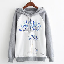 Load image into Gallery viewer, MITTELMEER 2018 Autumn winter Harajuku printed Hooded Sweatshirt printing cartoon Unicorn owl cat Hoodies girls women Christmas